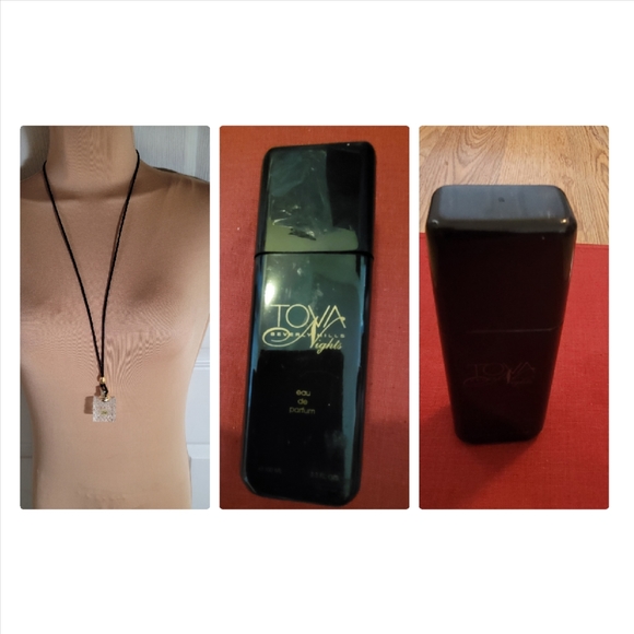 Tova Jewelry Tova Perfume Bottle Pendant Necklace With Almost Full Tova Nights